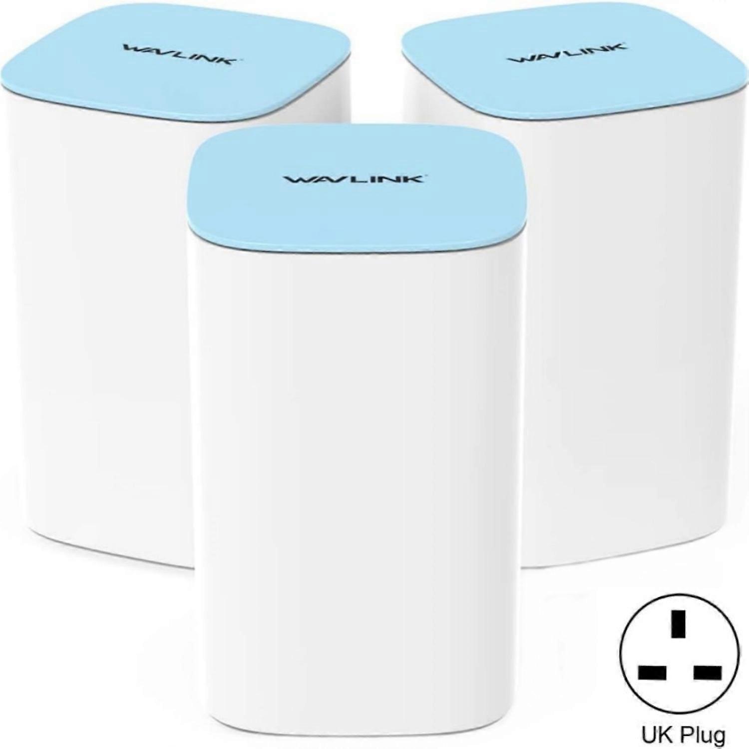 Built-in Antenna Tri-Band Mesh Wireless Router UK Plug