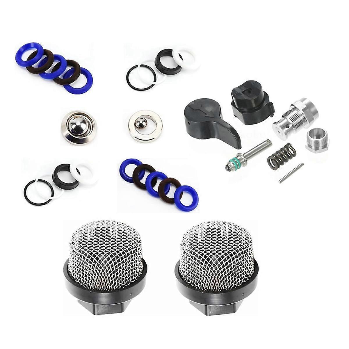 Sprayer Valve Drain Valve Set&246385 Hose Inlet Strainer Filter