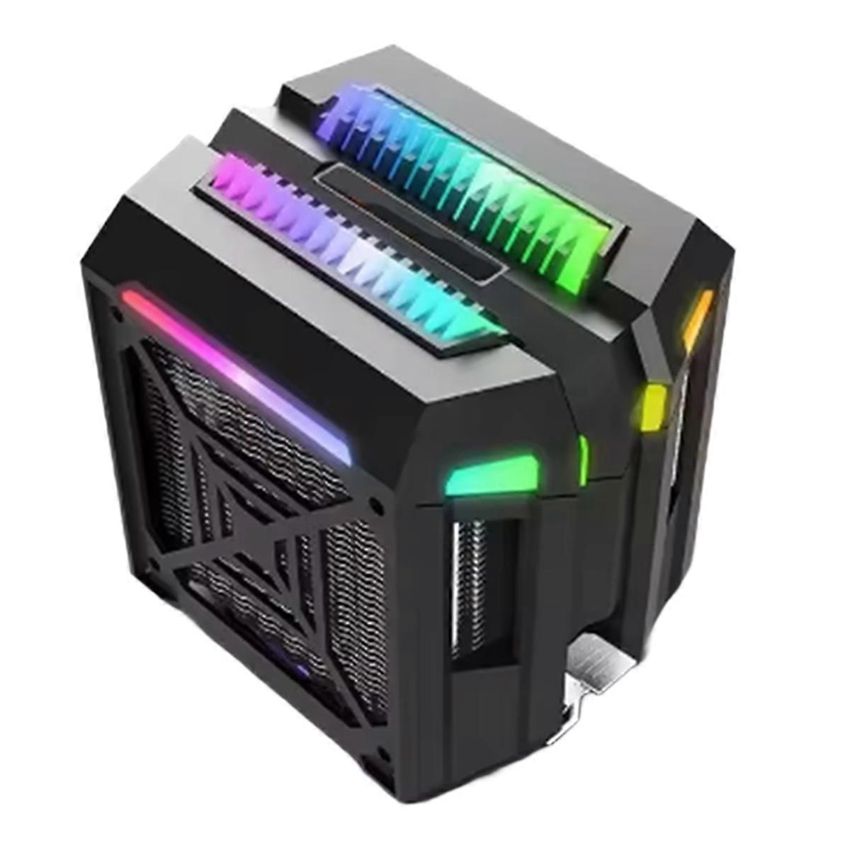 T400 Computer Tower CPU Kühlkörper ARGB Vier Kupferrohre PWM Temperaturgesteuerter leiser Lüfter Heizung D