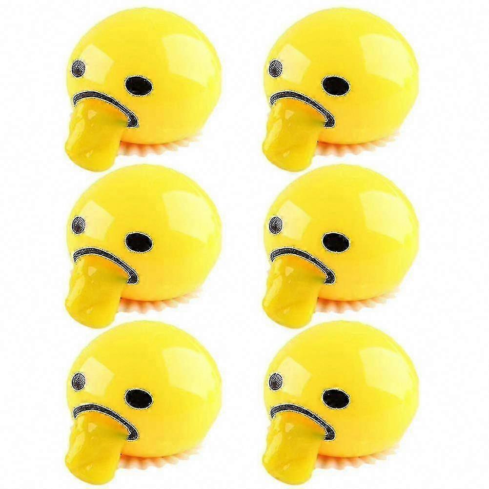 抗ストレスリリーバー嘔吐卵おもちゃ、ストレス解消のための面白いスクイーズボール、黄色の嘔吐怠惰な卵ジョークおもちゃ