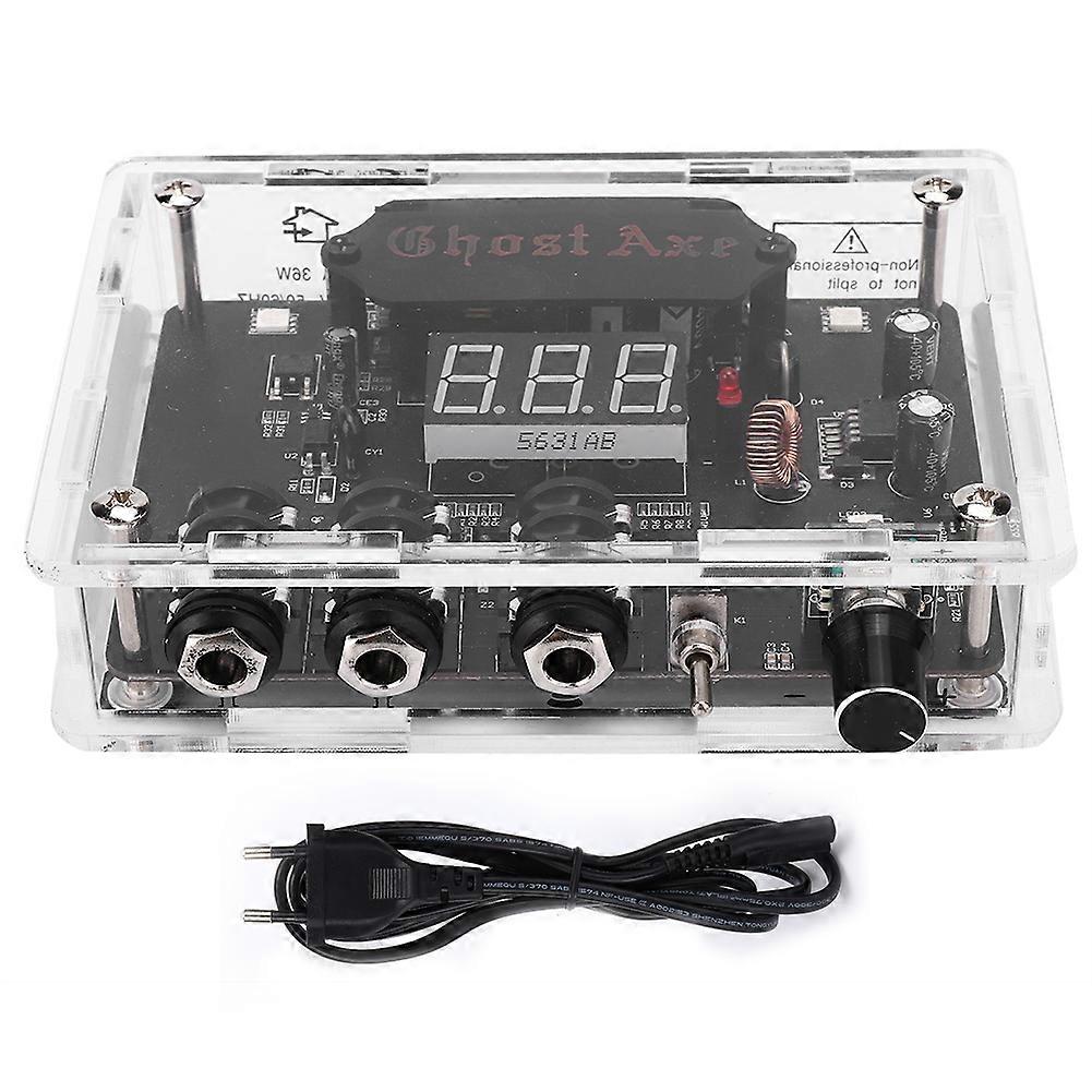 Alimentation de tatouage transparente, source d'alimentation numérique réglable pour machine à tatouer, fournitures pour art corporel