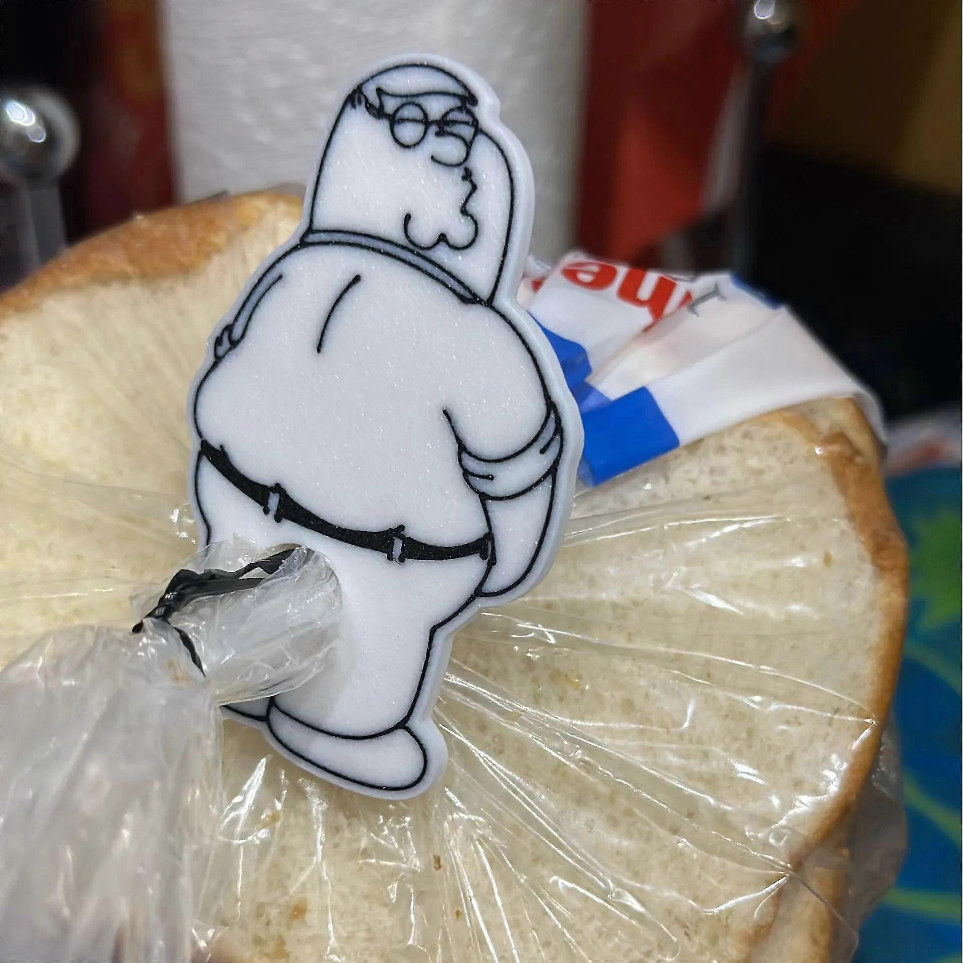 Funny Bread Tongs Funny bread clips snack clips packaging sealing clips fun packaging clips