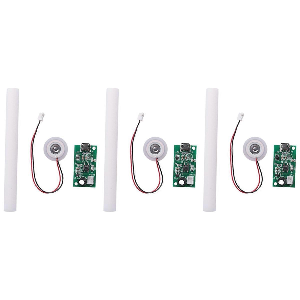 3Pcs Atomization Plate with USB Humidifier Module with Timing Switch