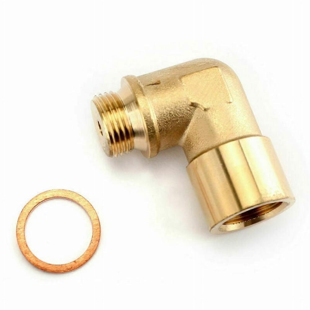 SUGARMOM 1PC M18X1.5 02 Bung Extension Car Sensor Angled Extender Spacer 90 Degree