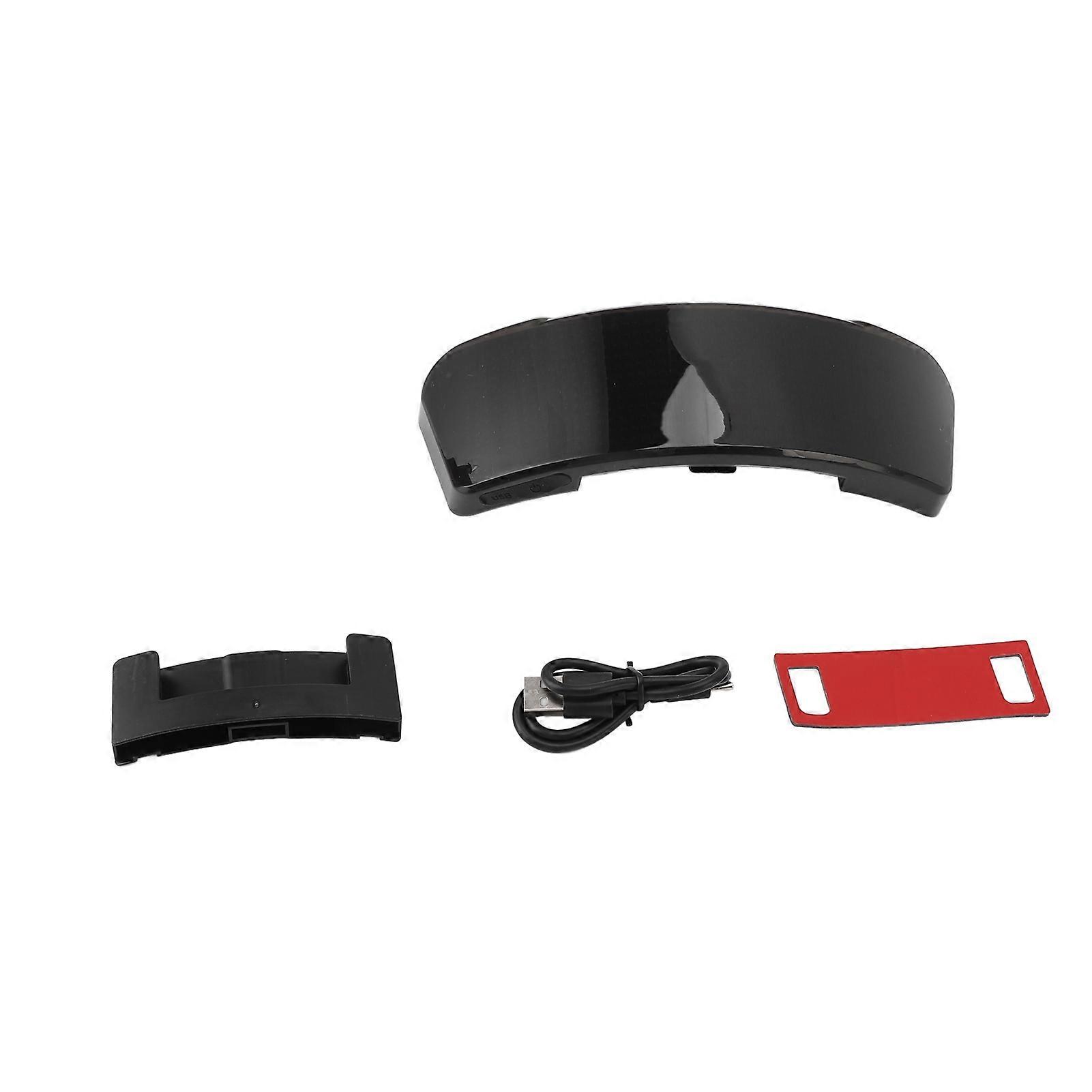 Bluetooth Motorcycle Helmet Display with Full Color LED Screen, Professional Illuminated Custom Edit App for Riding Safety and Style