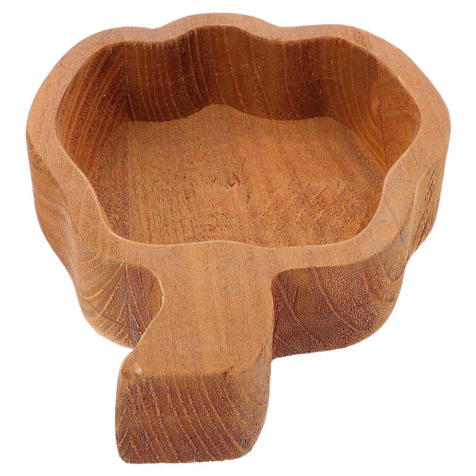 Pumpkin Snack Tray 3Pcs Wooden Serving Platter For Appetizers Fruits Nuts And Desserts - Rustic Serving Dish For Dining Table And Coffee Table