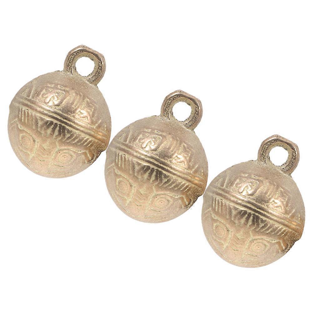 Retro Mini Copper Bells Dog Collar Bells for Decorative Use 9Pcs