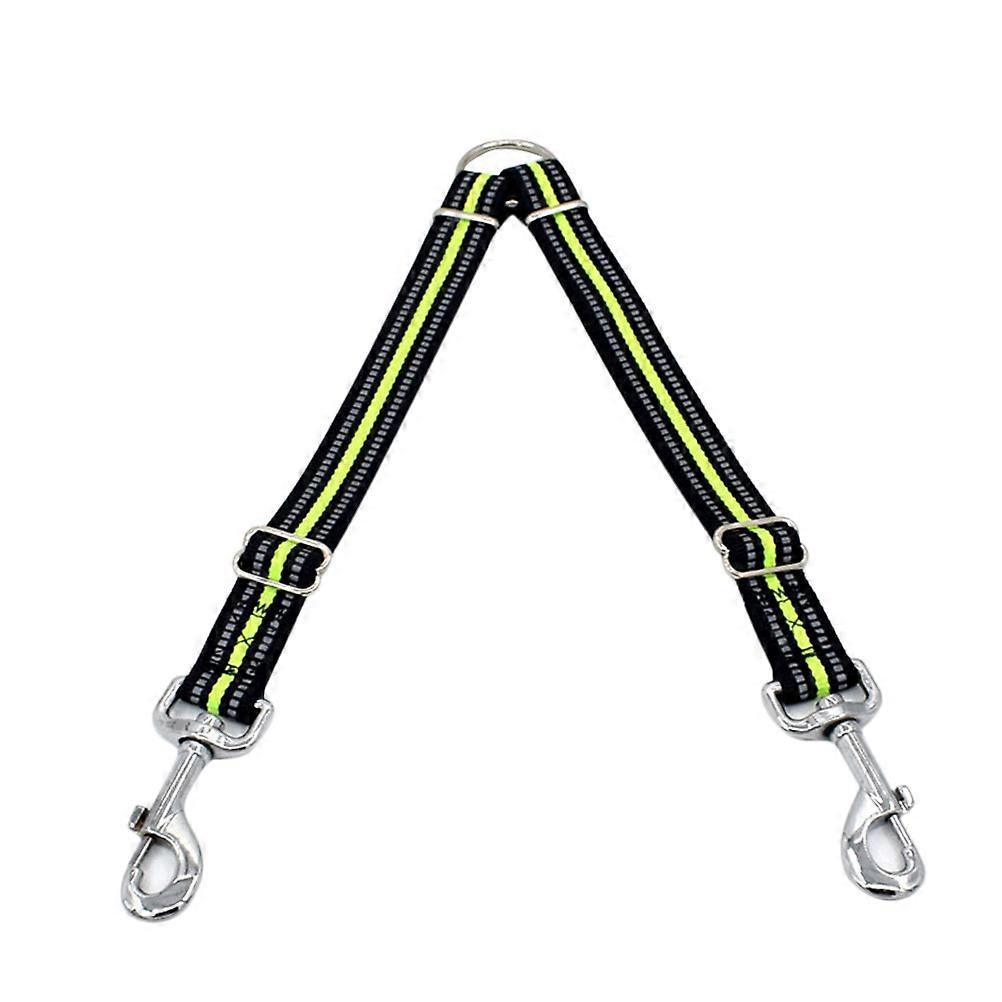 Pet Traction Strap Reflective Double Head Rope for Dog Puppy 2Pcs