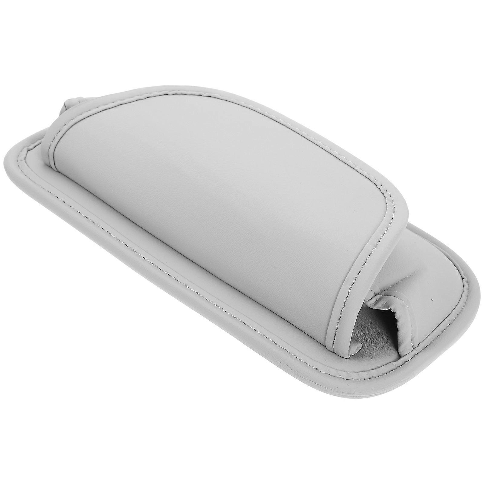 PU Car Glasses Holder for Visor Sunglass Organization 3Pcs Grey