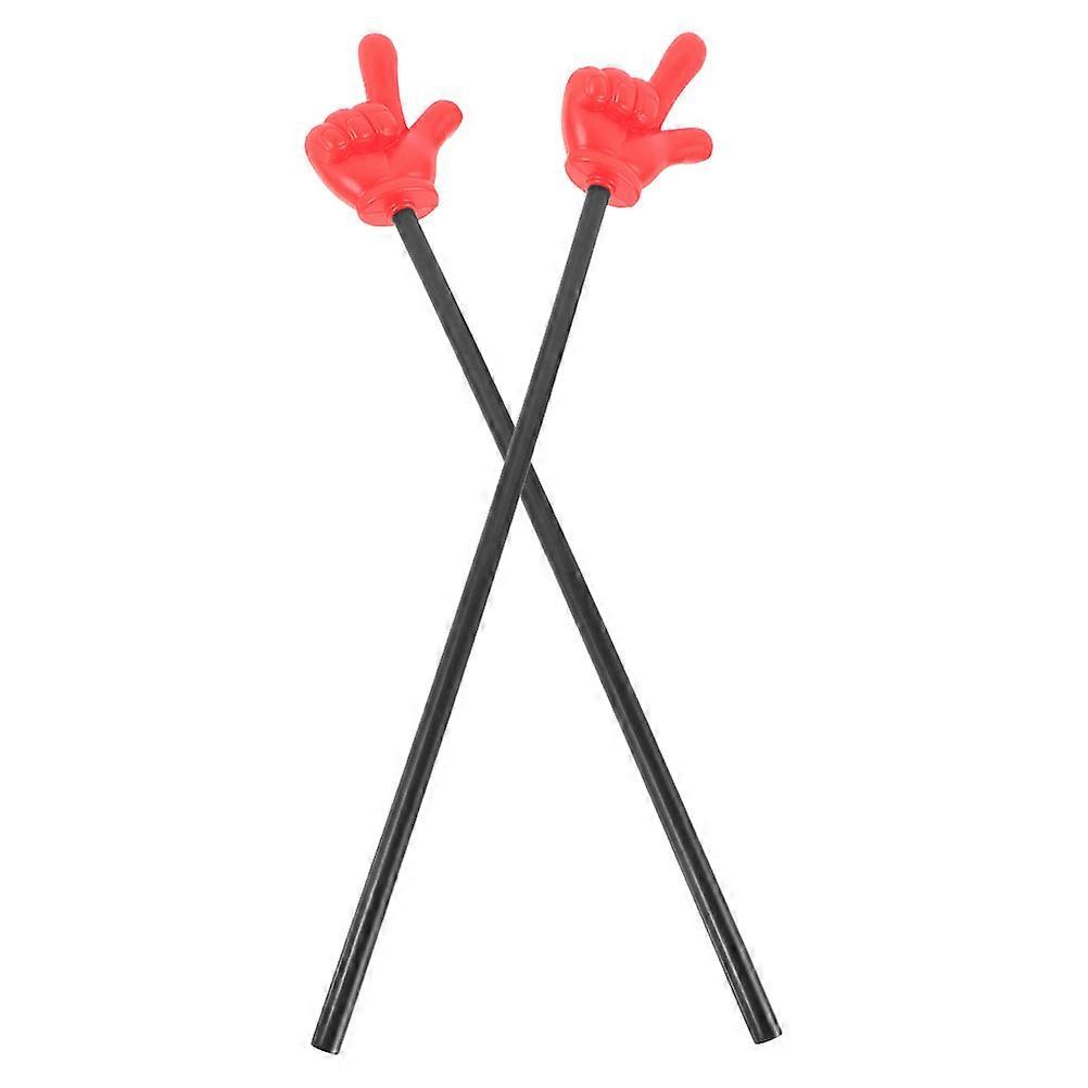 4Pcs Plastic Hand Pointers for Party Games and Presentation Red Color