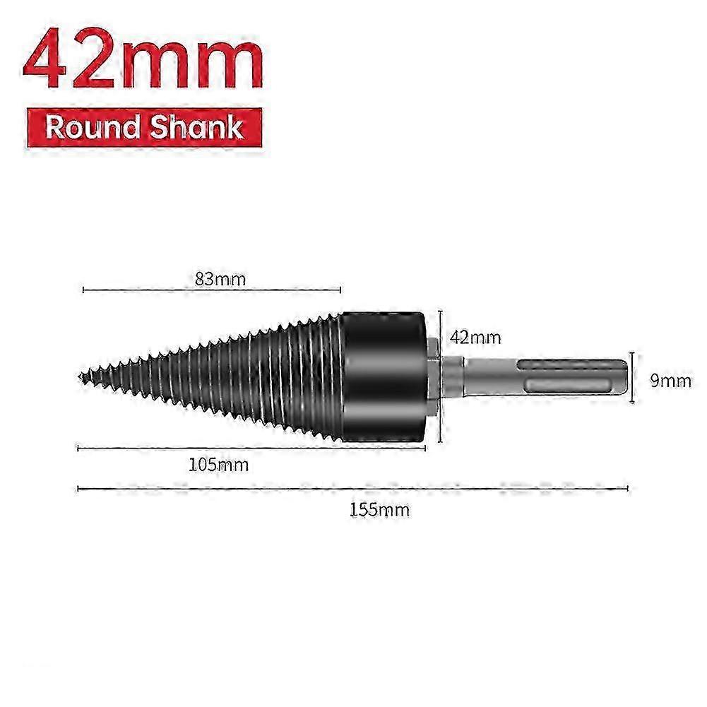 Electric Log Splitter Twist Firewood Splitter Firewood Splitting Tool Firewood Drill Bit For Plane Tree For Oak For Hickory