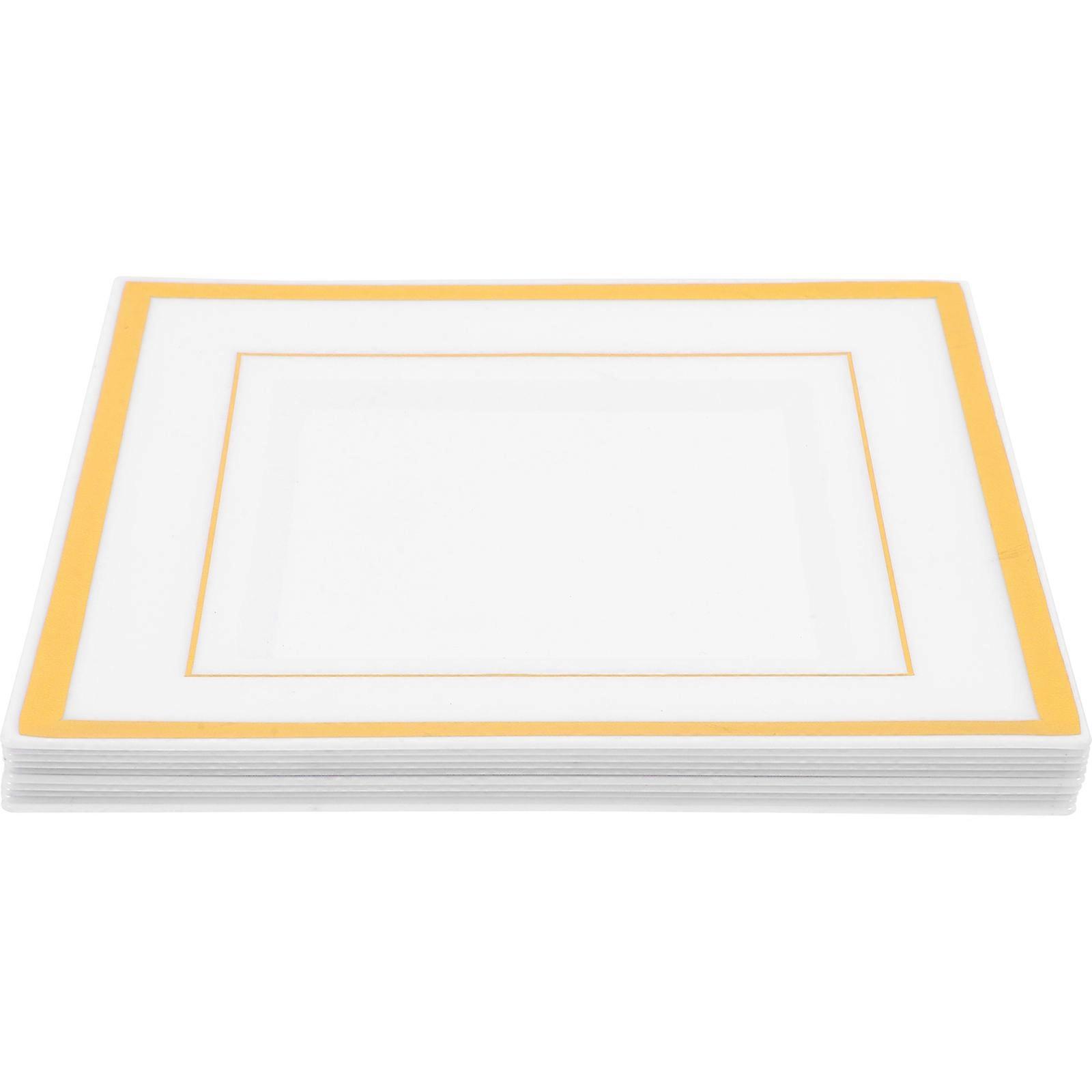 Fruit Tray Plastic For Birthday Party Tableware Convenient 10Pcs