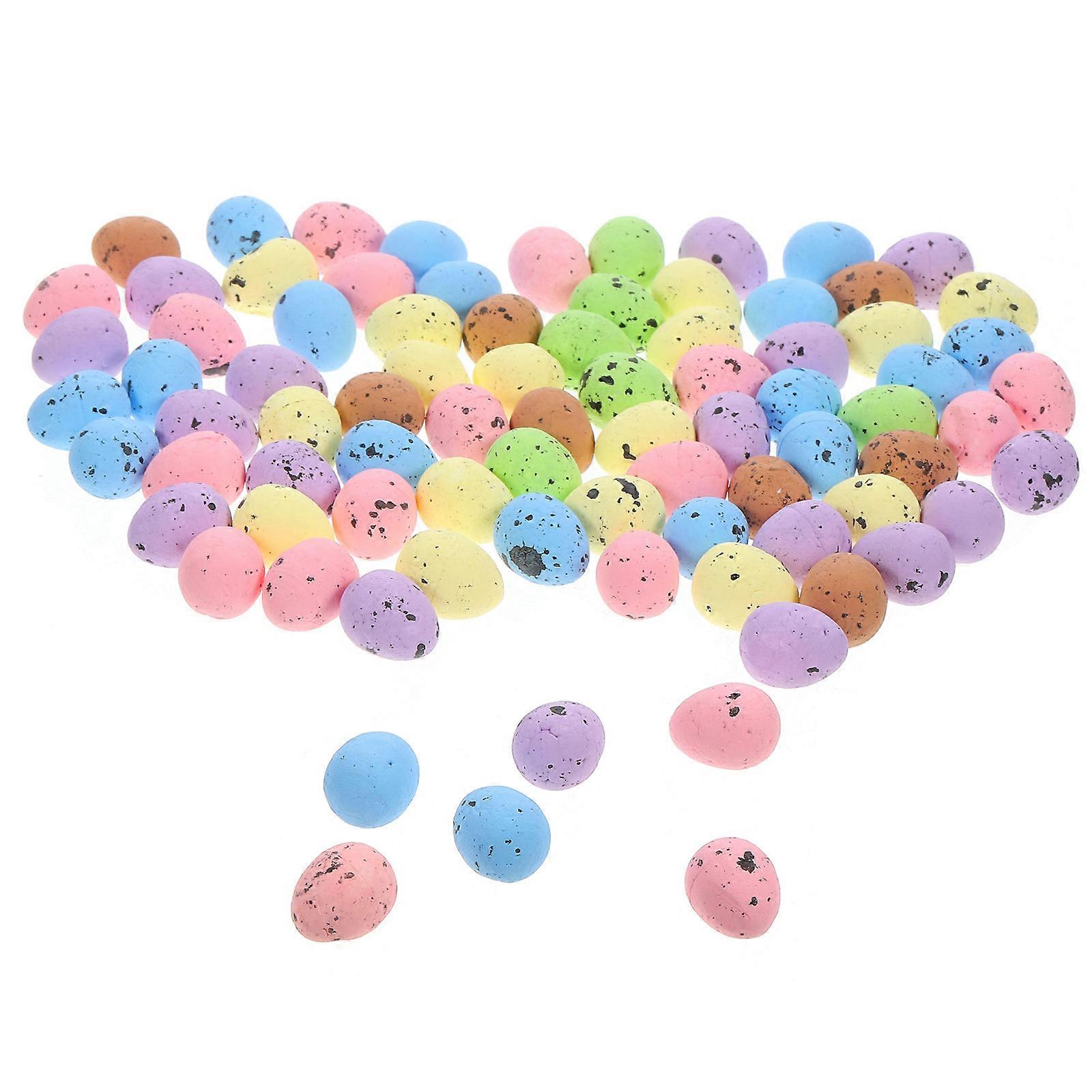 1600Pcs Easter Eggs Mini Foam Eggs for Festival Decoration Assorted Color