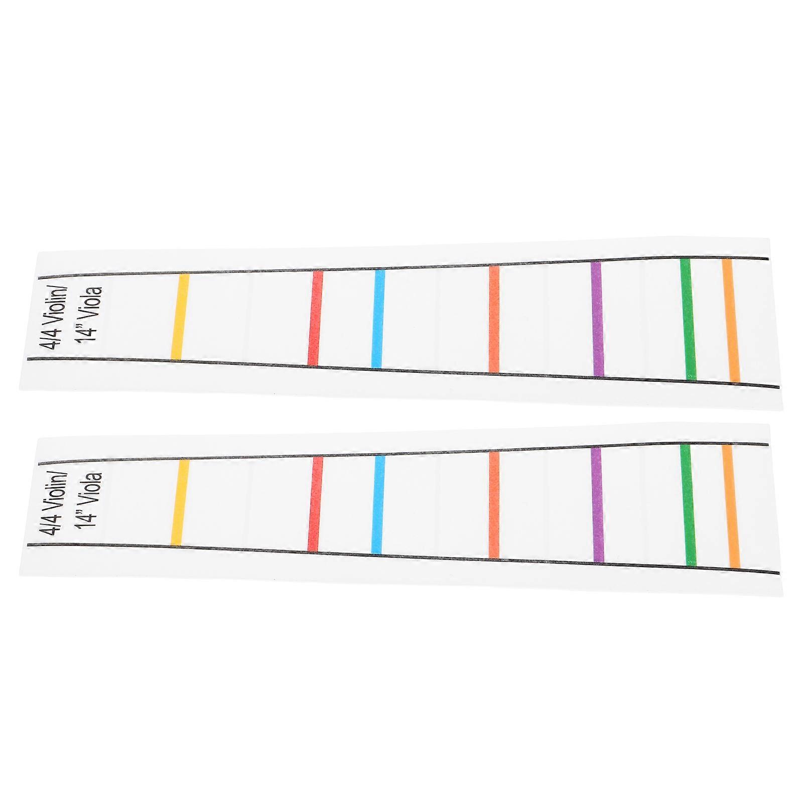 Finger Position Guide for Violin Scale Learning Transparent 8Pcs Pack