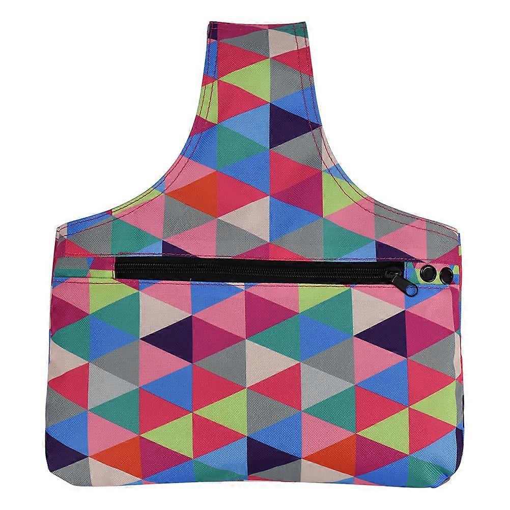 Wool Handbag for Storage 3Pcs Printed Wool Yarn Tote Bags