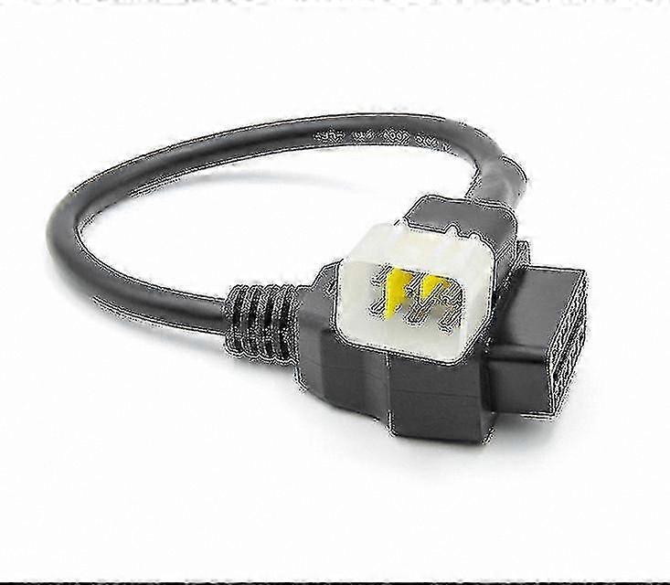OBD2 Diagnostic Cable 6Pin to 16Pin Adapter for Motorcycle Delphi ECU Fault Scanner Connection
