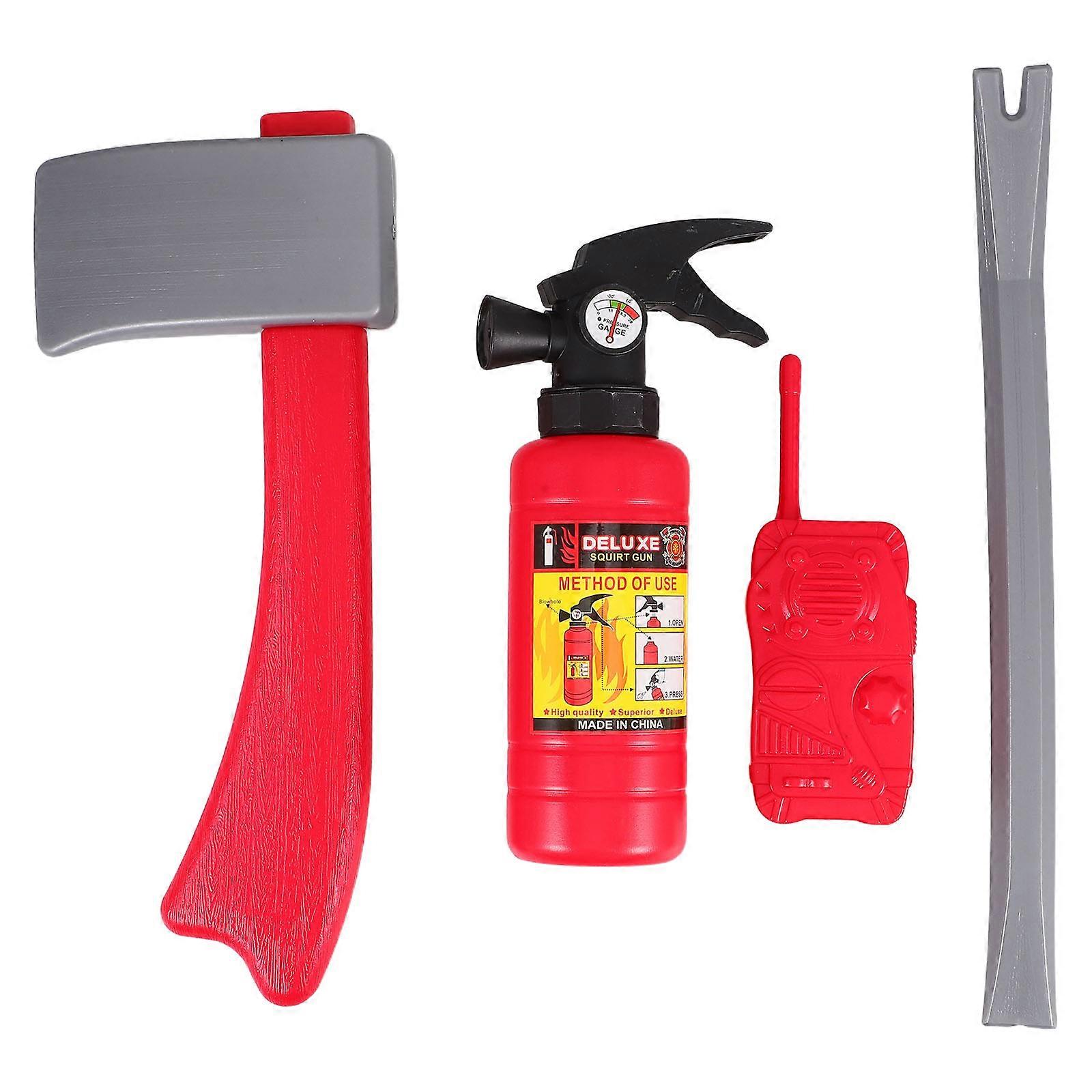 Kids Firefighting Role Play Toys Pretend Firefighting for 4Sets Props