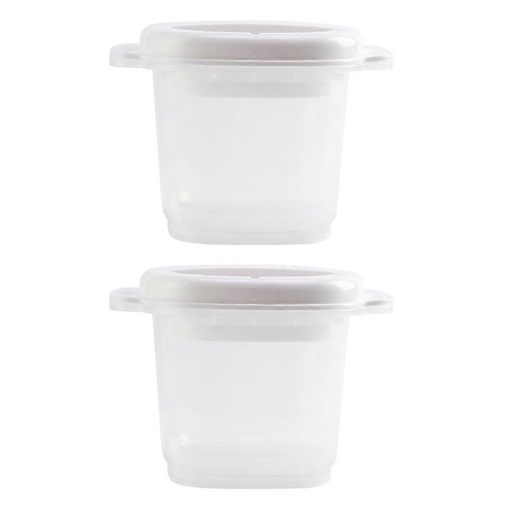 Microwave Oven Rice Cookers Rectangular Heated Insulated For Adults 16X11X9CM 2Pcs