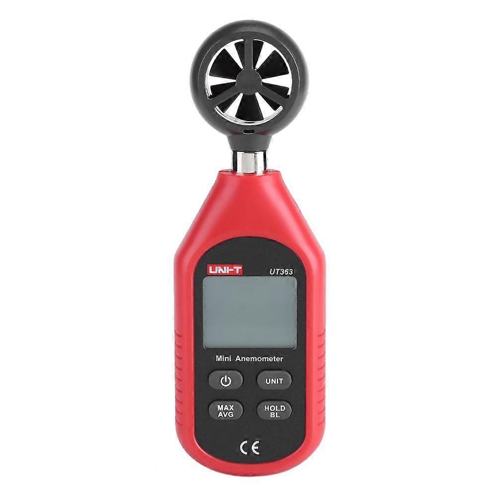 UT363 High Accuracy LCD Digital Anemometer Wind Speed Temperature Gauge Meter Tester