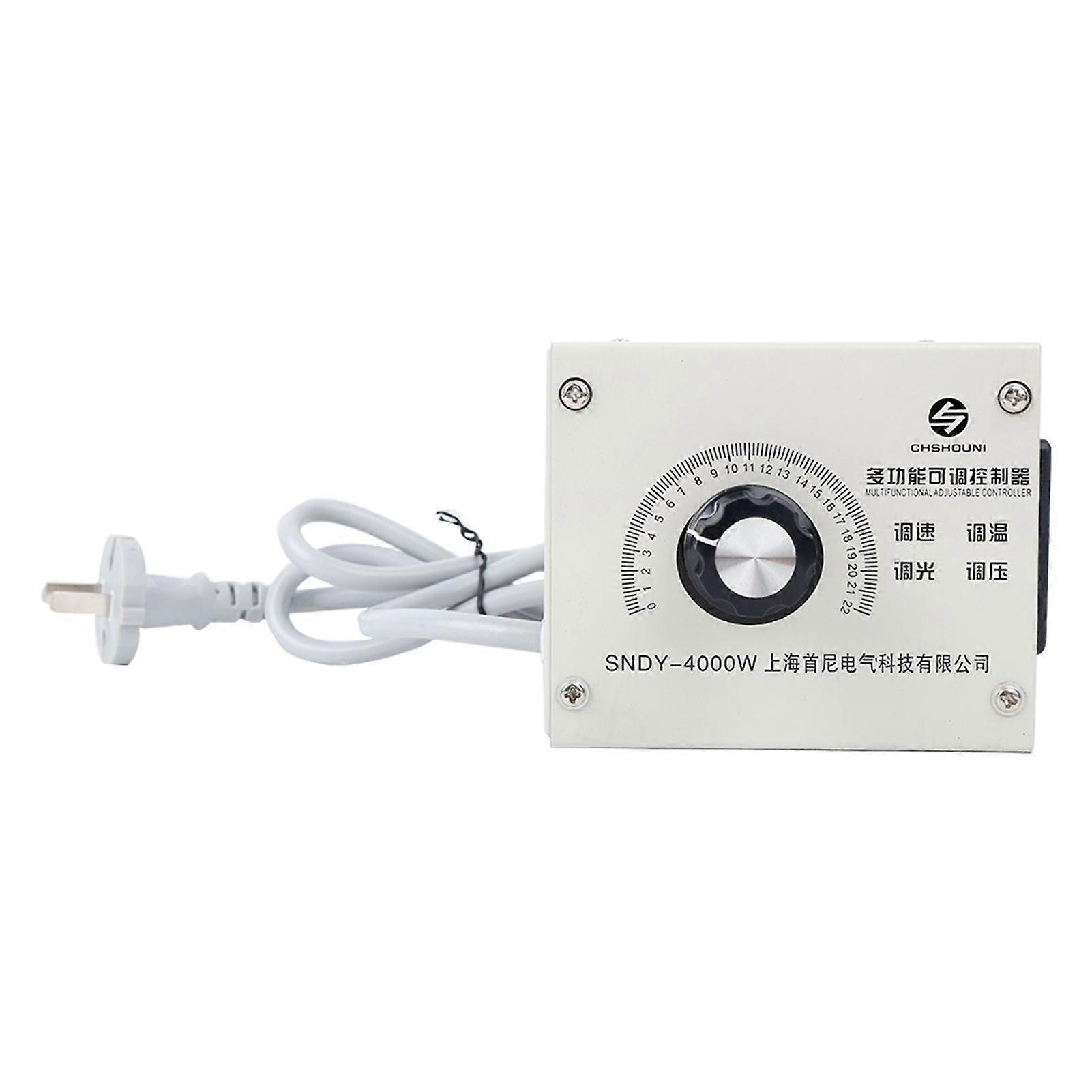 4000W AC  Variable Voltage Controller Control For Fan Speed Motor Tool