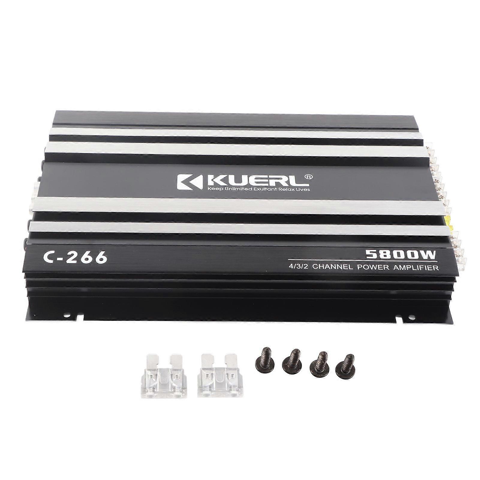 5800W 12V High Power Car Amplifier Hi Fi Portable Audio Stereo Sound Subwoofer