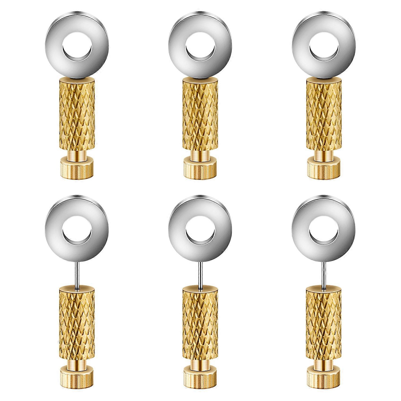 6Pcs DIY Leather Hand Sewing Position Located Hand Tool