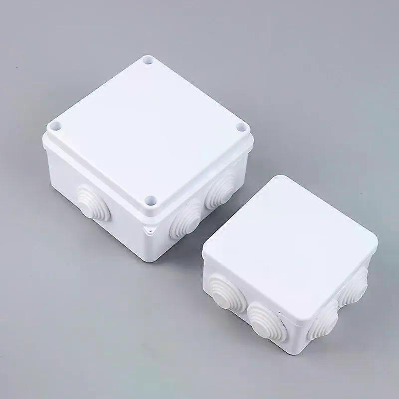 White Connection Cable Branch DIY Waterproof IP65 Power Case Junction Box Indoor Wire Shell Electric Control Boxes