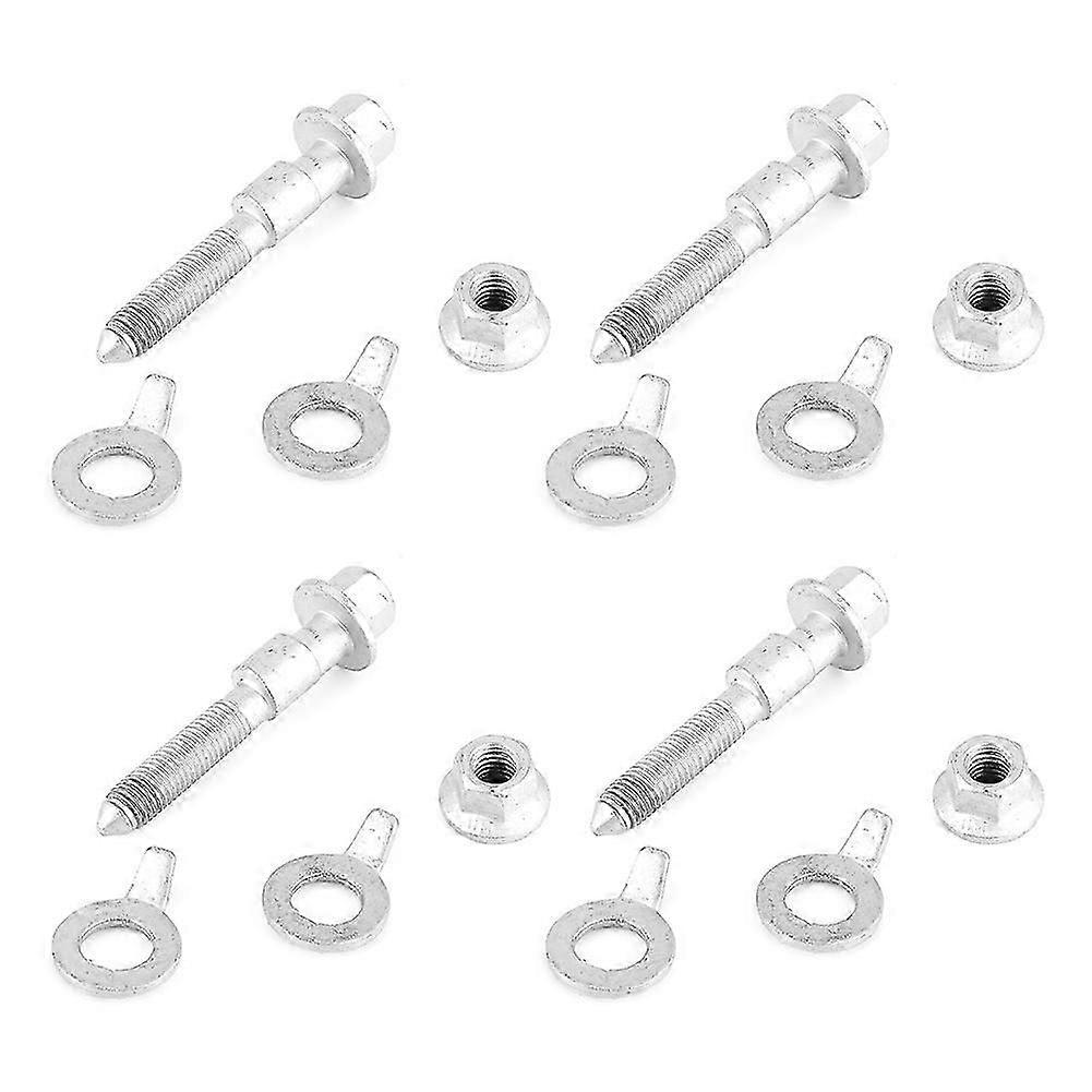 4Pcs Car Camber Bolt 4 Wheel Correction Alignment Adjustable Tool 12.9 Hardness 14.2mm