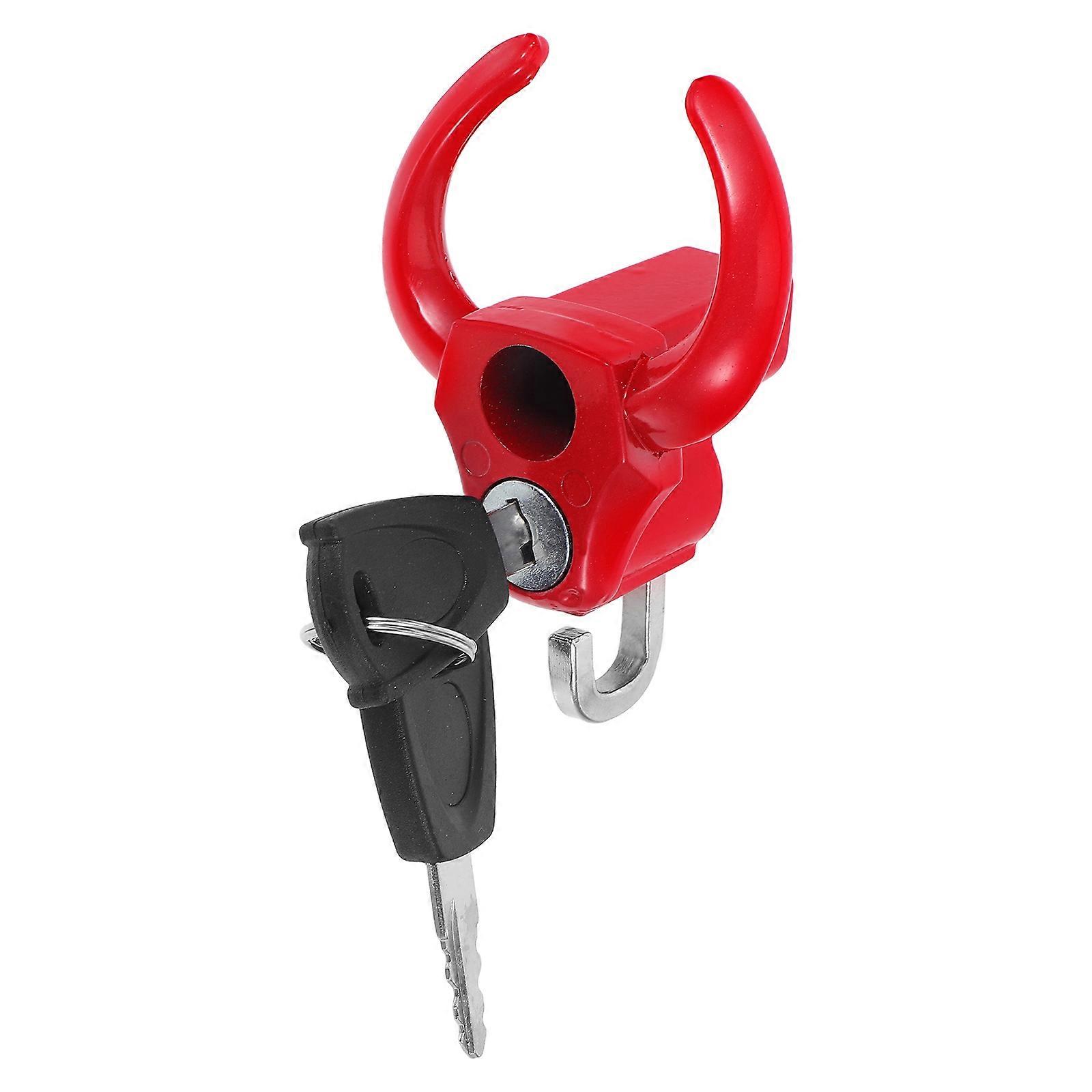 Heavy Duty Motorcycle Hook for Secure Storage 4Pcs Red Set