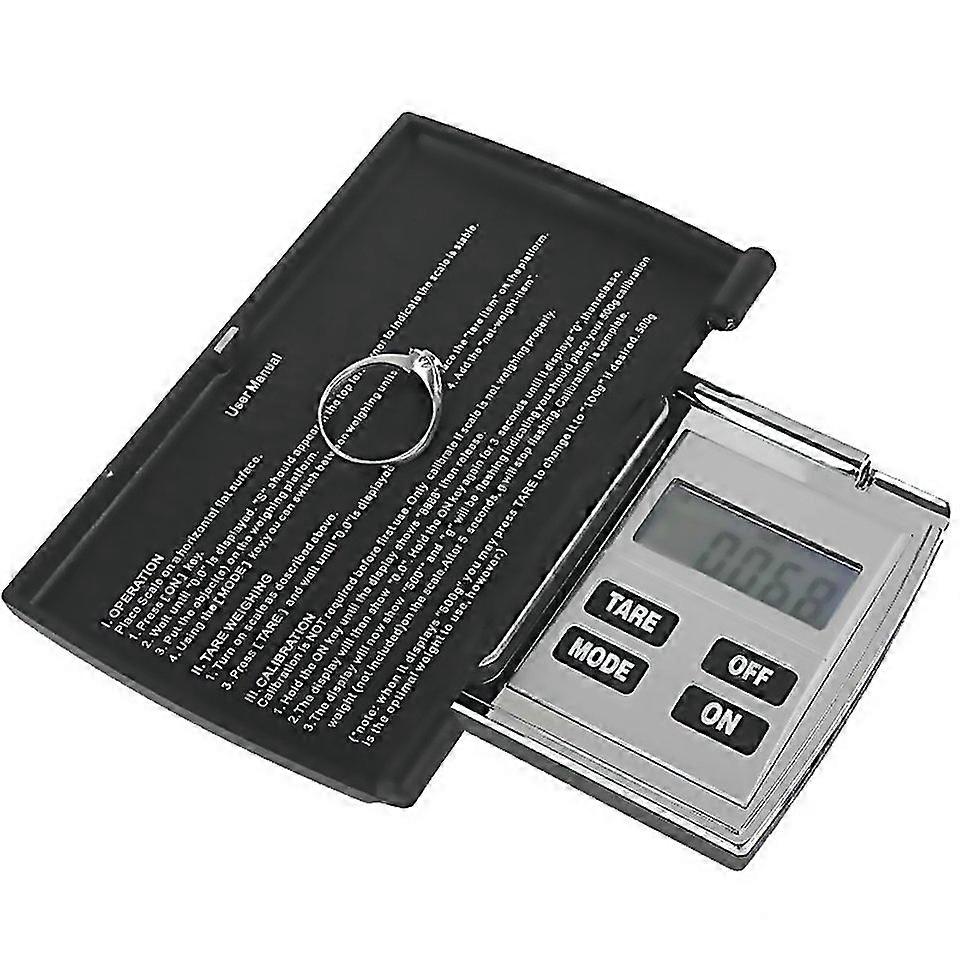 For 100g 001g Flip Open Digital Scale With Backlight Lcd Screen