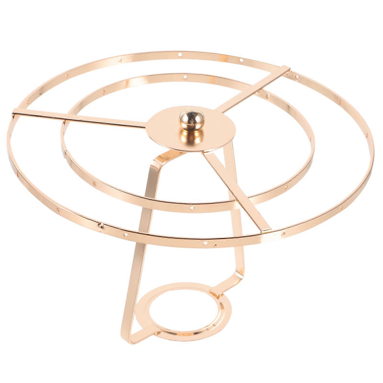 Support d'abat-jour pour réparation de lampadaire, lot de 5, support de harpe en fer doré