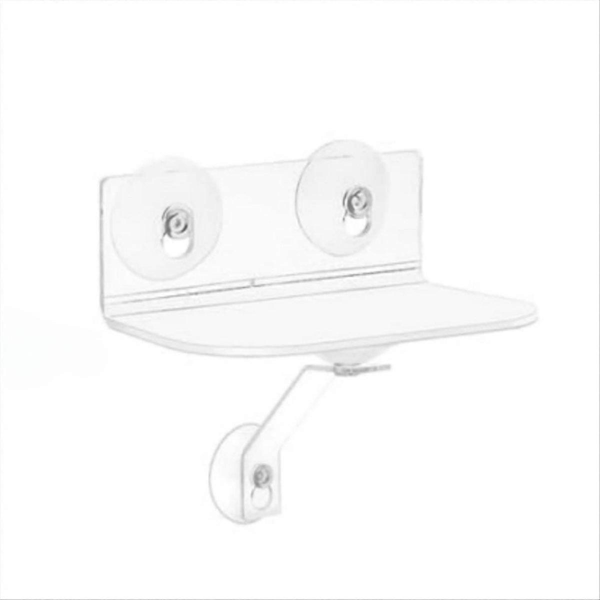 Clear Acrylic Window Shelf with Suction Cups,Hanging Shelf for Plants
