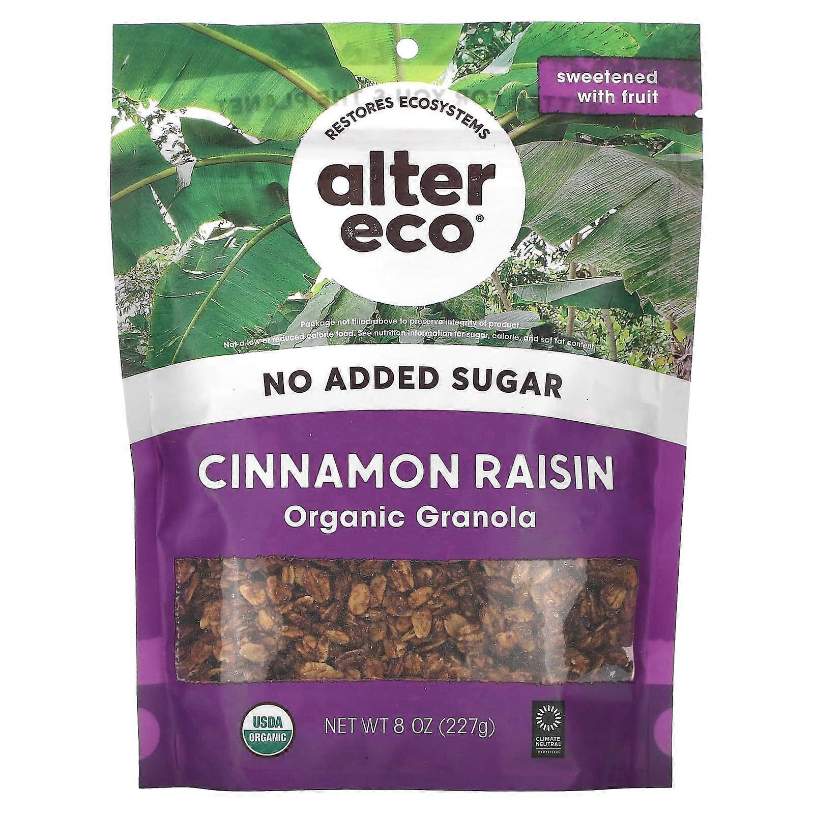 Organic Granola, Cinnamon Raisin, 8 oz (227 g)