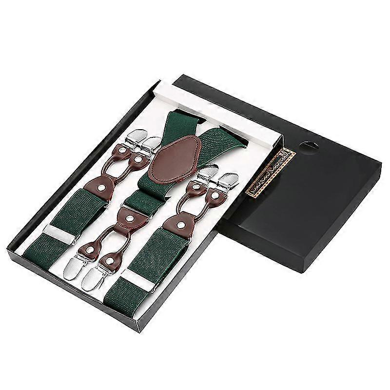 2025 Adjustable 6 Clips Trousers Strap Clip For Men