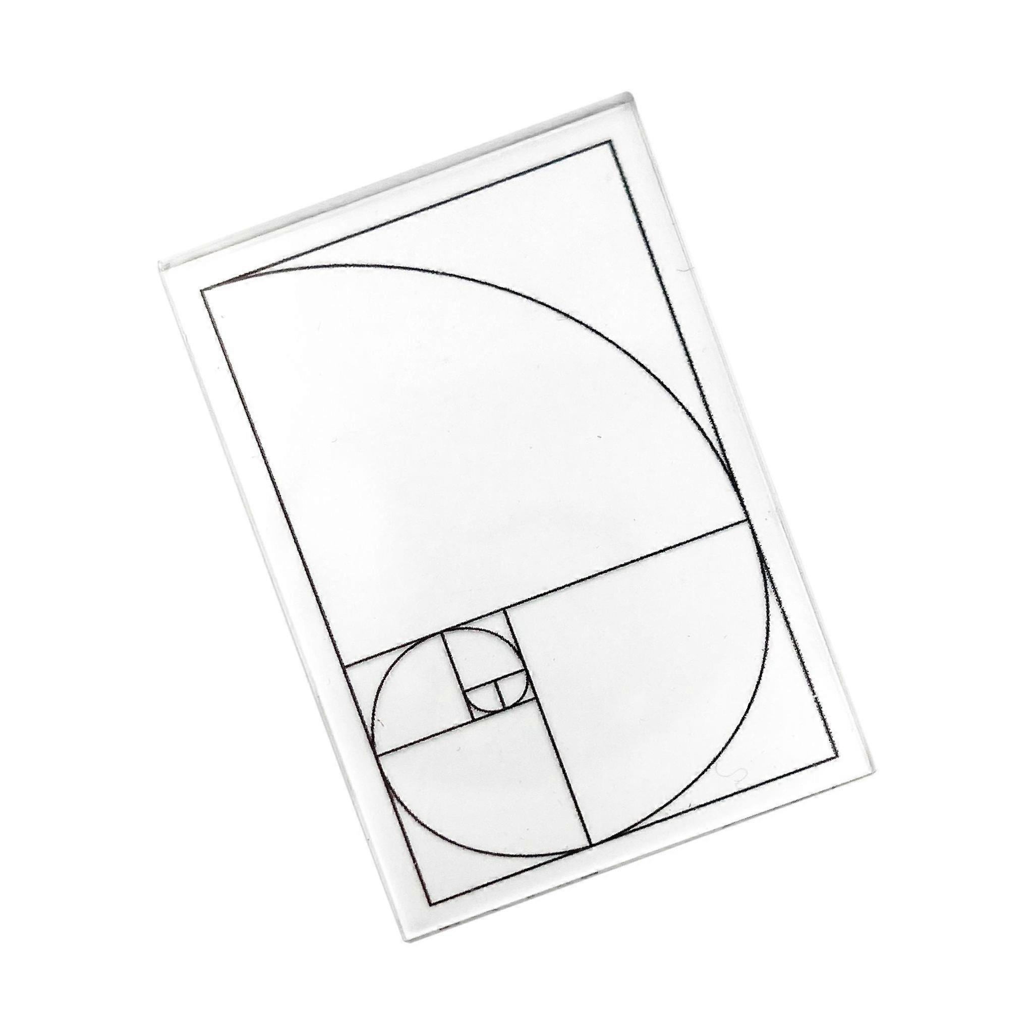 Gold Ratio Ruler DIY Craft Precision Drawing Measuring Template Accessories