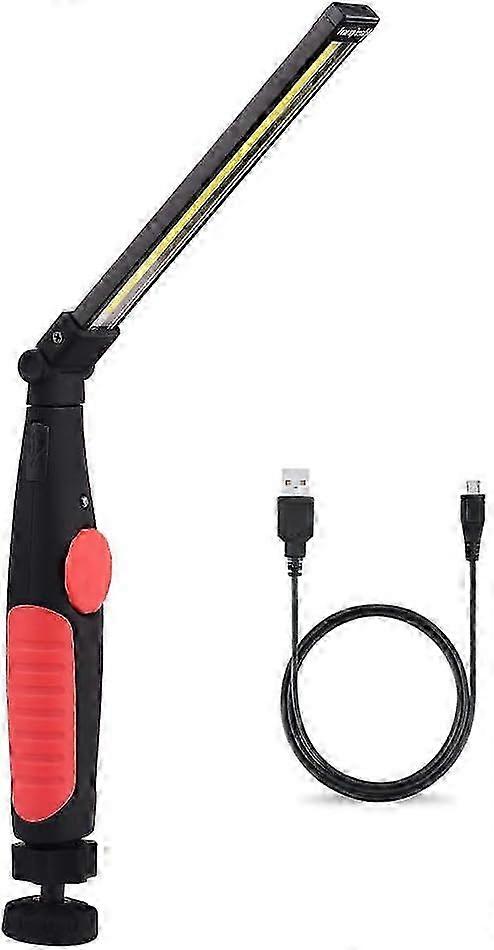 25-26 Rechargeable LED Work Light, Magnet & USB, Foldable for Outdoor Use