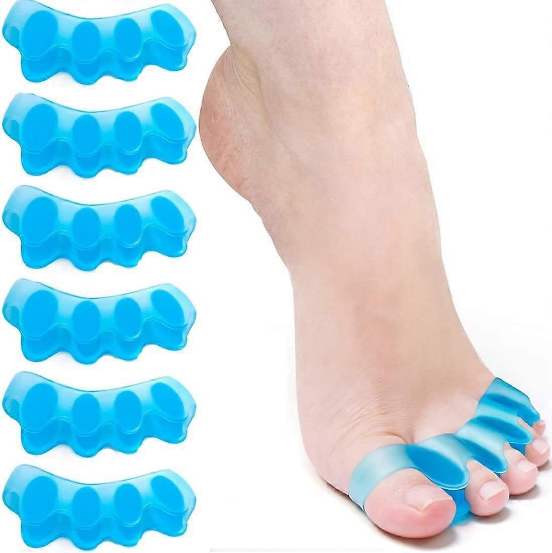 Toe separator for hallux valgus correction, silicone. Toe separators for all