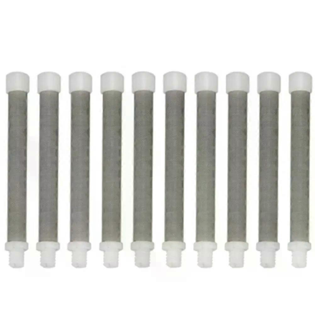 10Pc Airless Filter 60 Mesh Airless Spray Filter 304 Stainless Steel for Wagner Airless Paint Spray Corrosion Resistance