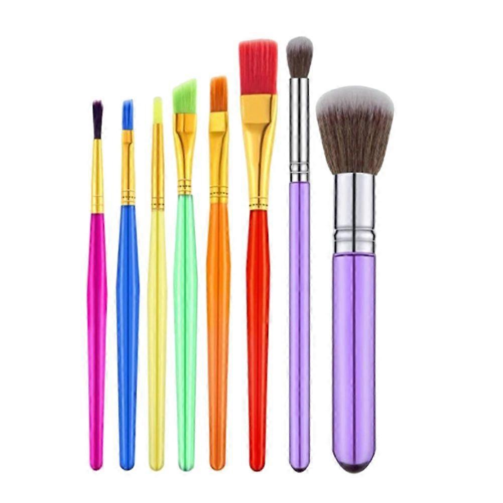 8Pcs Household Decorating Brushes Multi-function Cake Brushes Convenient Cookie Brushes