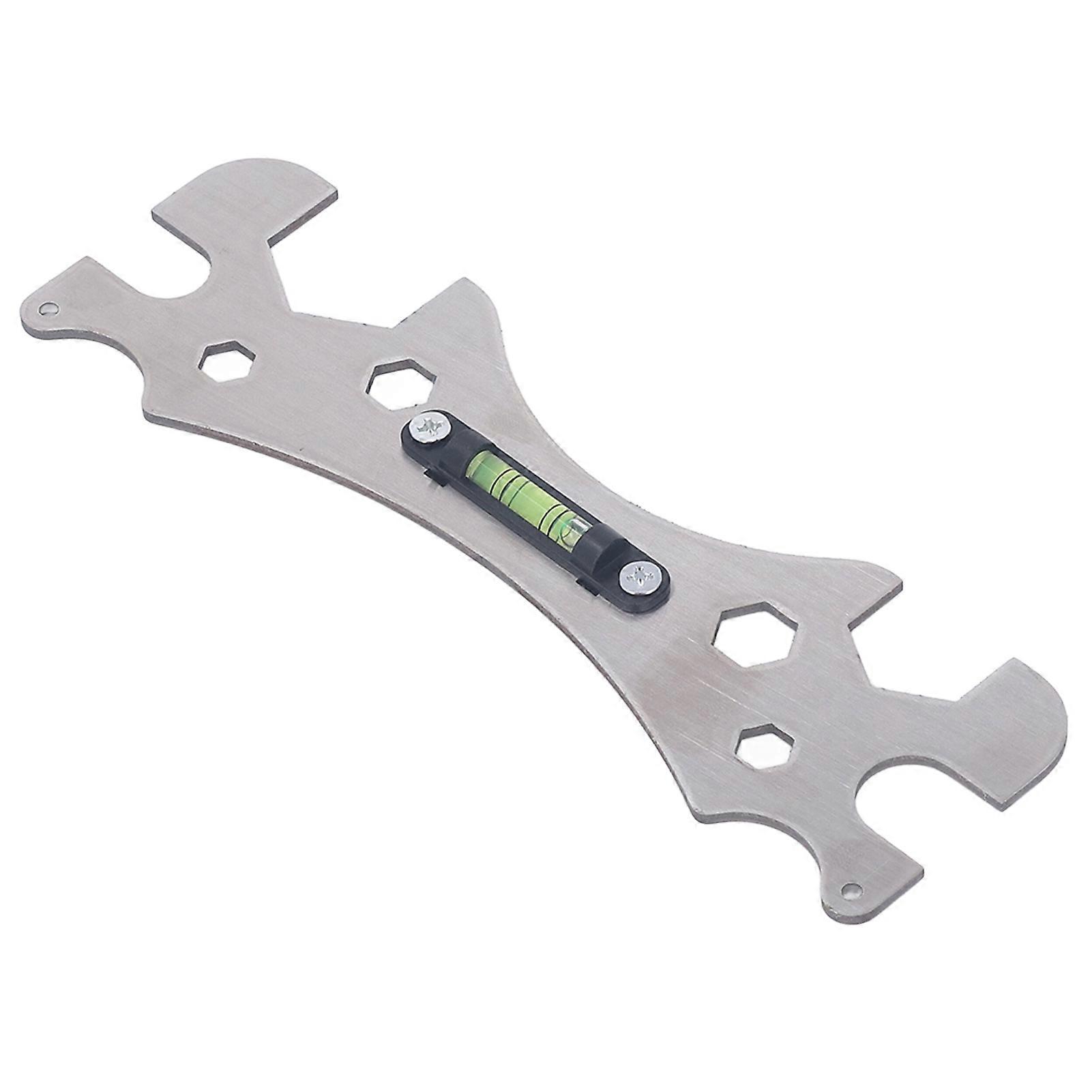 Special Wrench Universal Multifunctional Bathroom Wrench with Level Faucet Plumbing Install Tool 