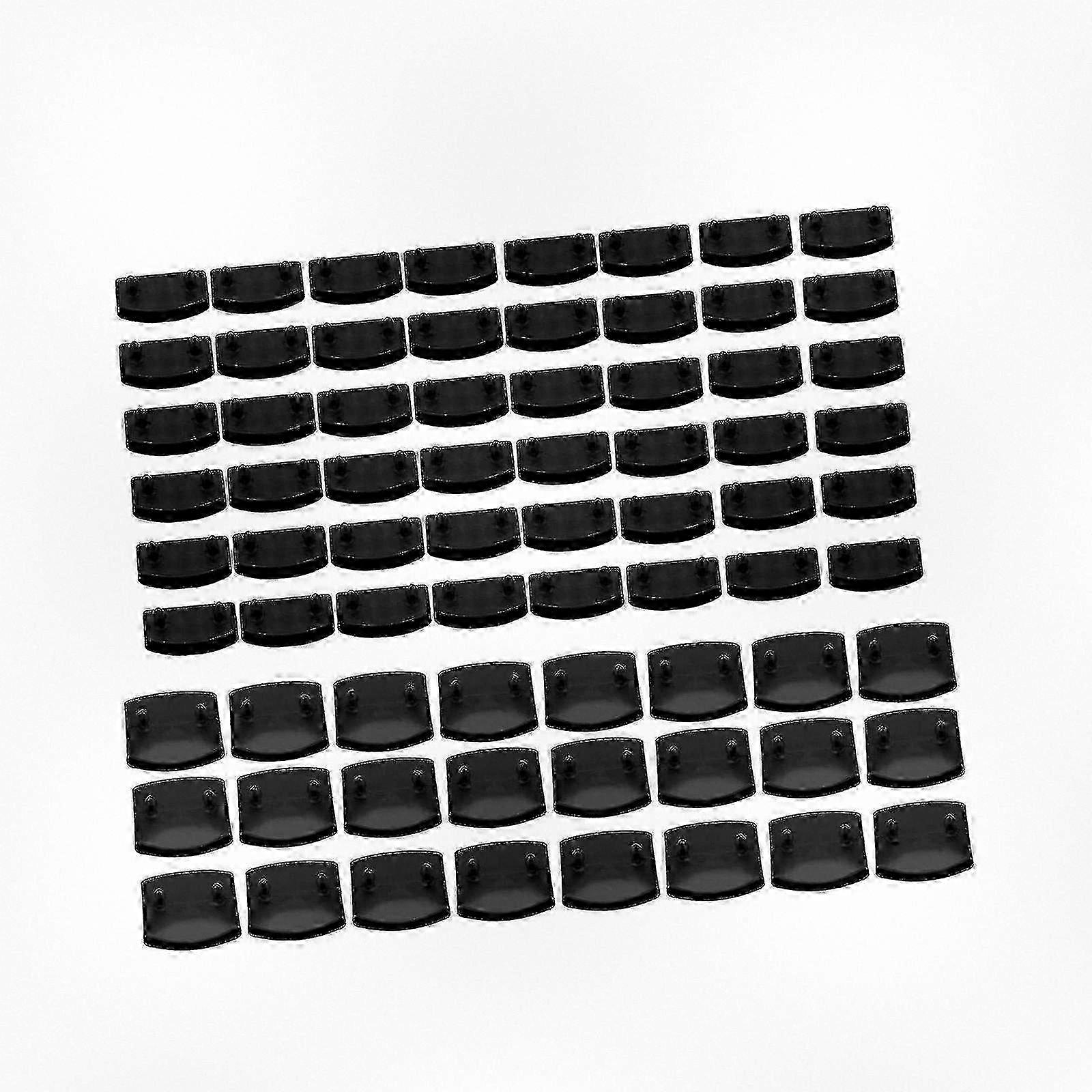 Improved Bed Slat Support Brackets with End Caps for Secure Fitting & Side Bracket Covers for Metal & Wooden Bed Frames