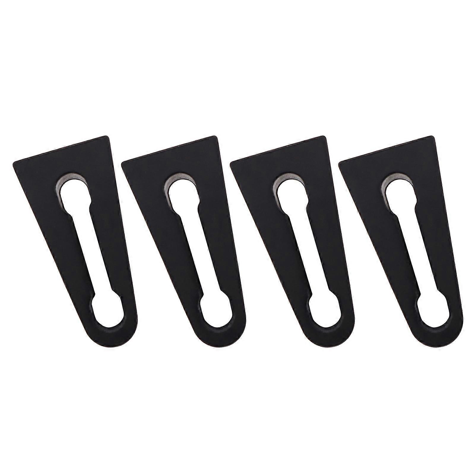 4Pcs/Set Car Door Damper Rattling Screaks Soundproof Deaf Seal Car Door Lock Sound Deadener Damper Buffer Auto Accessory Multicolor