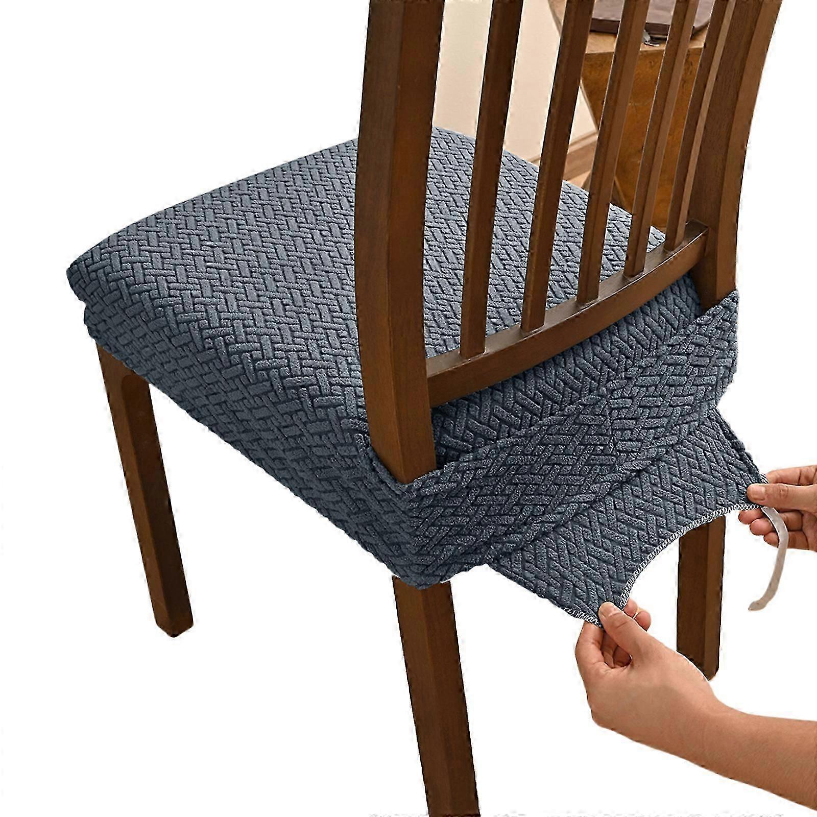 Seat Cushion Cover 40-50cm Width Breathable Polyester Fabric Slip proof Base Child Safe compatible Home Office Use rice hk