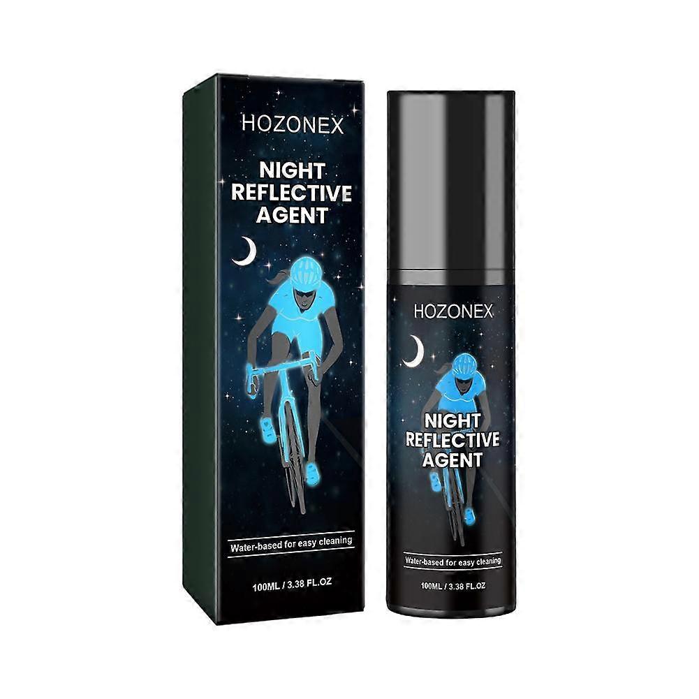 Night Reflective Spray for Bicycles and Clothing Easy Apply Quick Drying Safety Marking