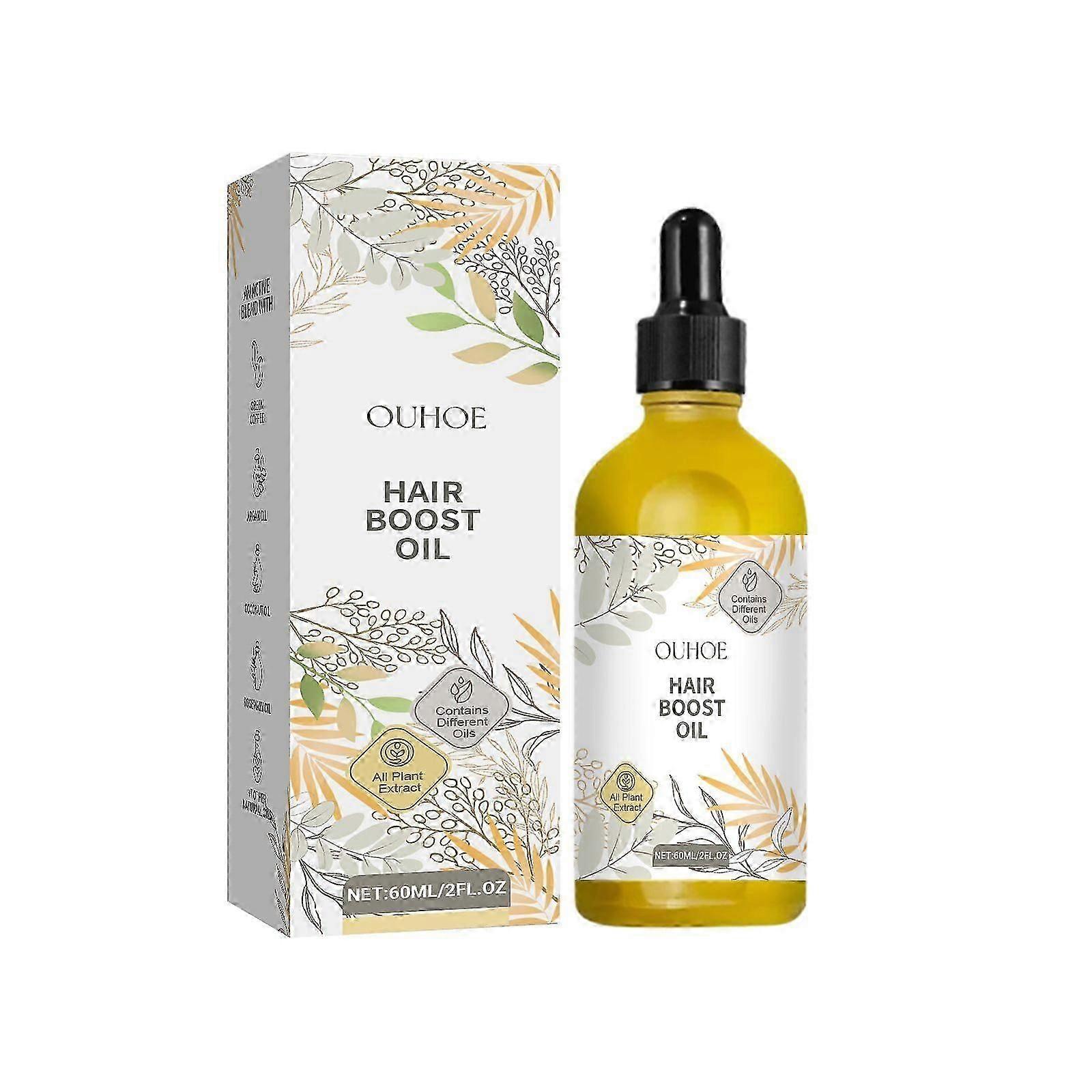 Huile essentielle nourrissante pour les cheveux - Fortifie, adoucit et hydrate les cheveux grâce au romarin, au ricin et à l'huile de coco