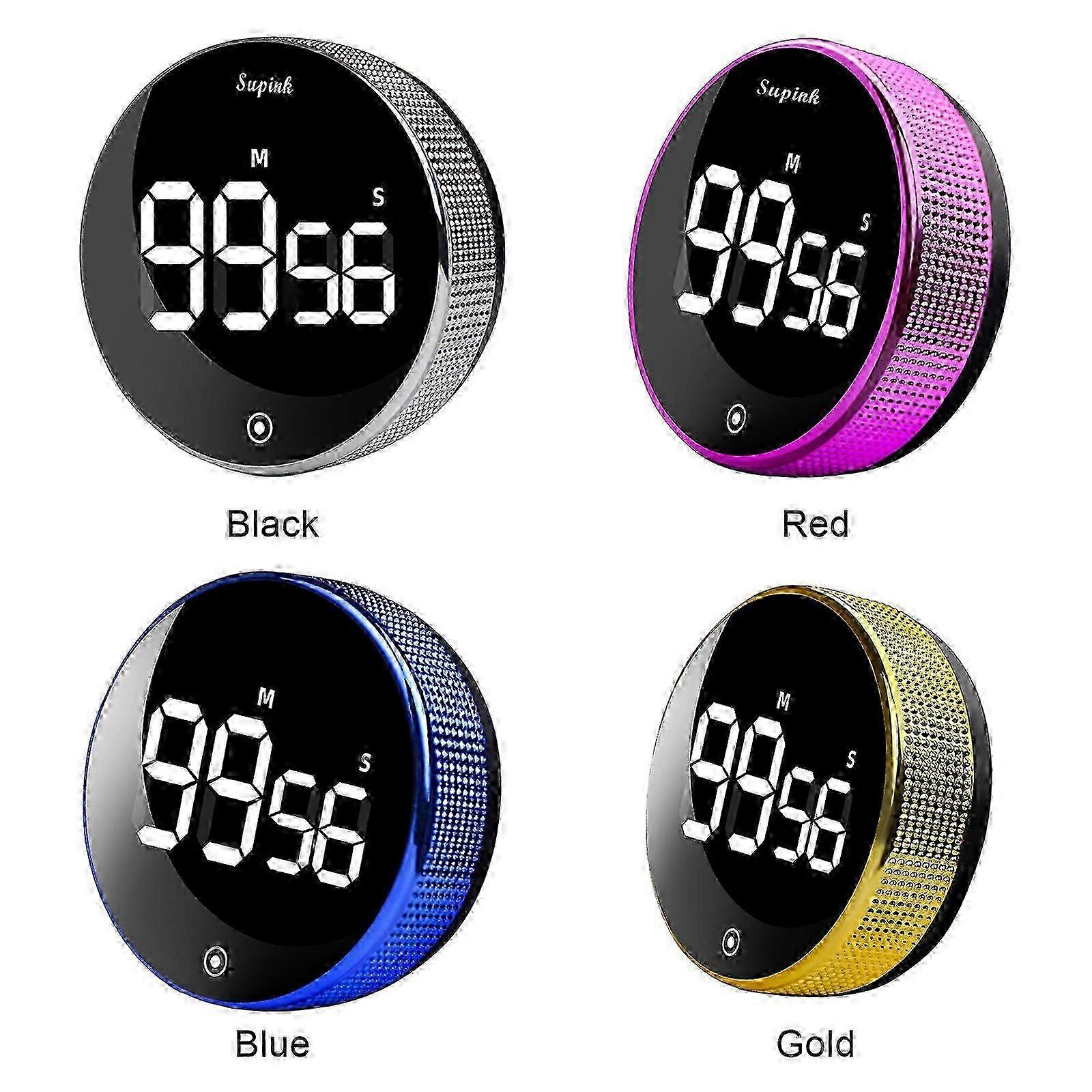 LCD Digital Cooking Timer Count Down Up Loud Alarm Magnetic Battery Kitchen