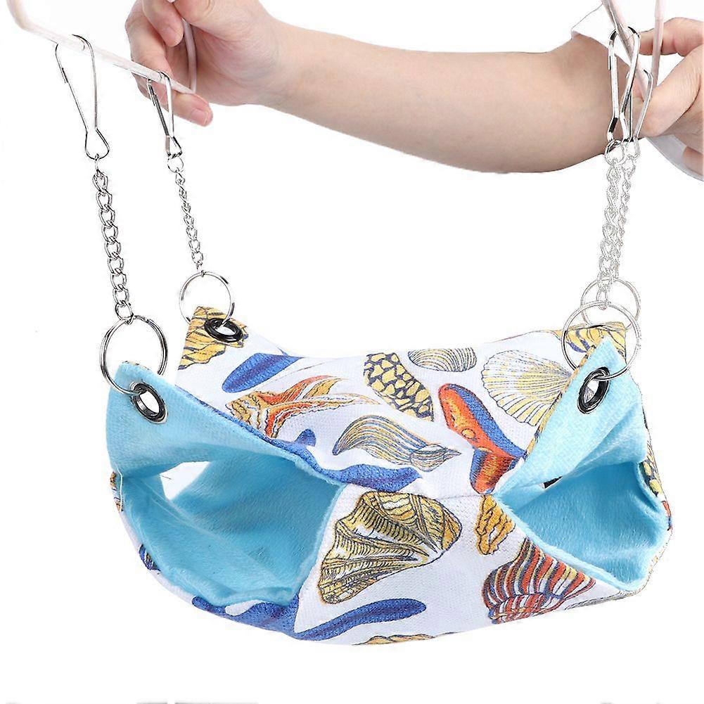 Double Layer Breathable Squirrel Hanging Bed Pet Hammocks for Hamster Guinea Pig(Type B )SH