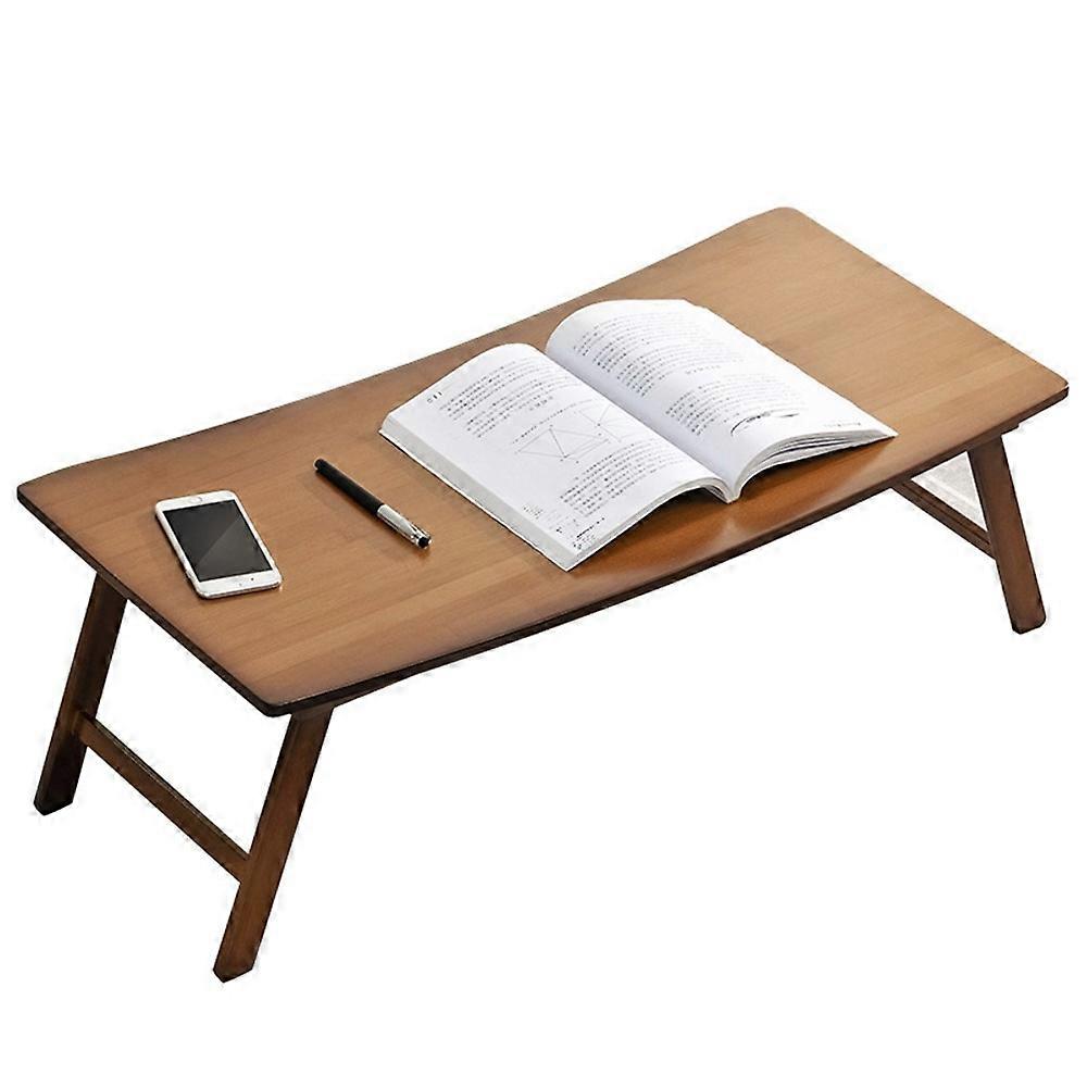70cm Length Foldable Bamboo Computer Desk Bedroom Dorm Study Writing Laptop Table