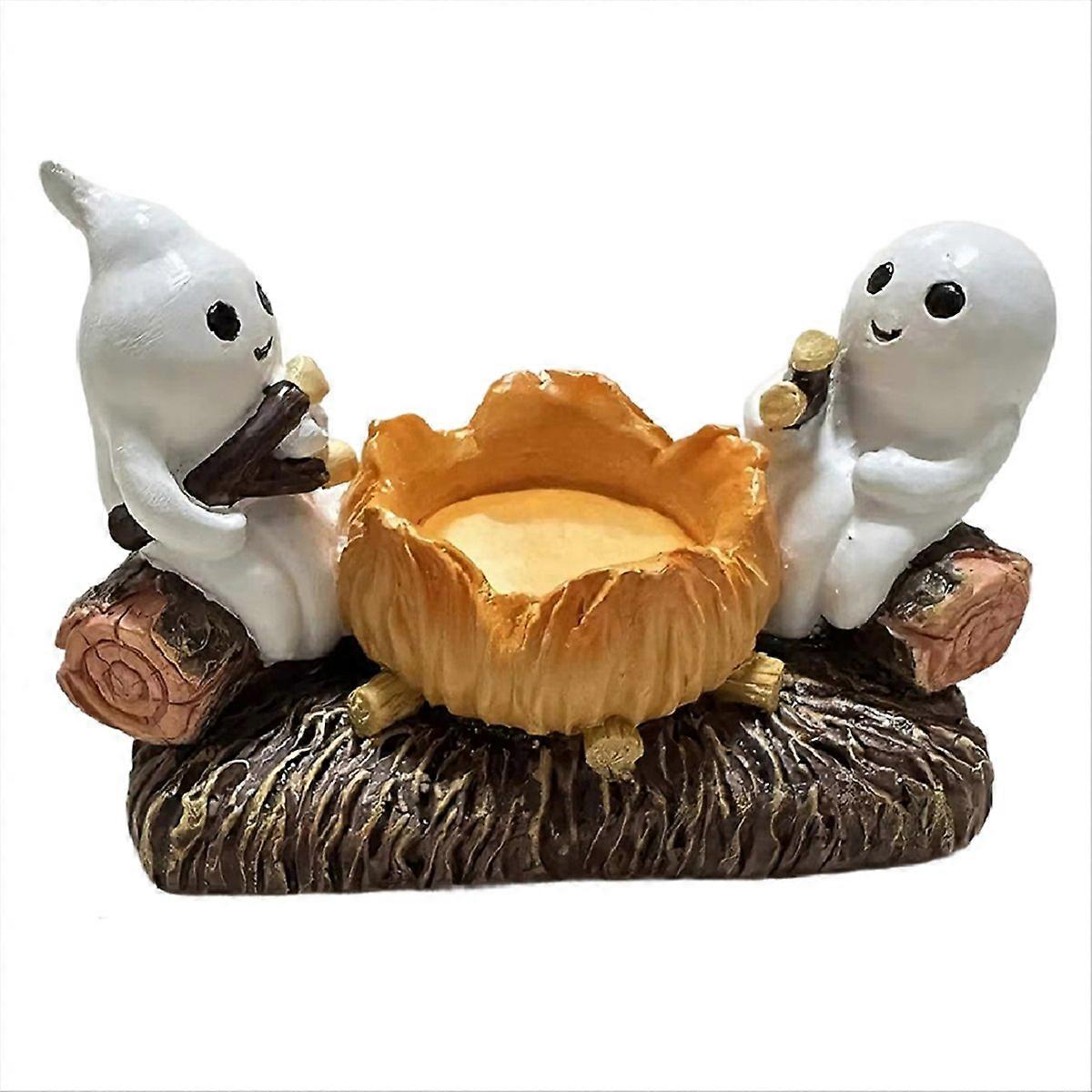 Ghost Candle Holder Without Candles, Decorative Stand