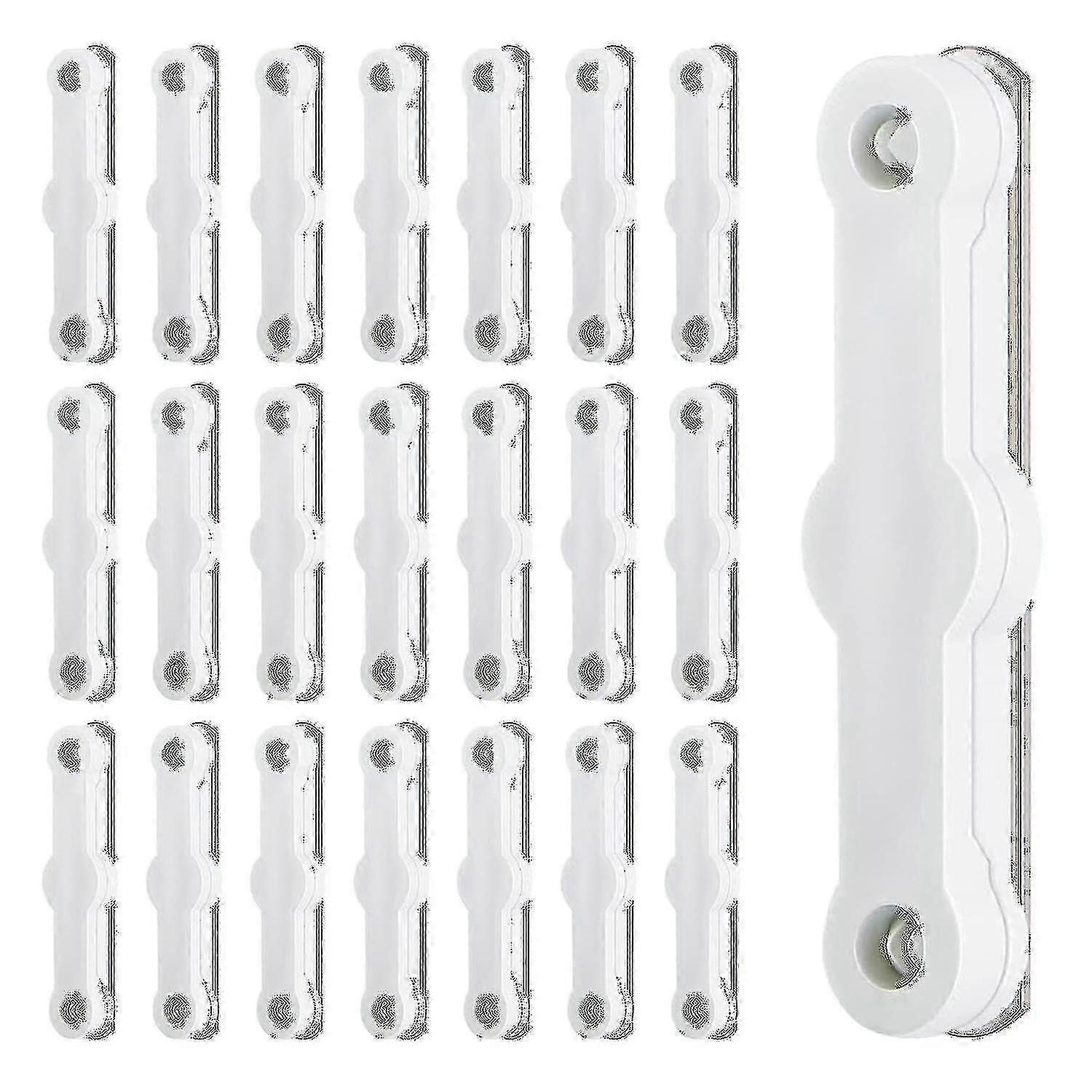 Permanent magnets for fly screens, 24 self-adhesive magnetic strips for secure installation